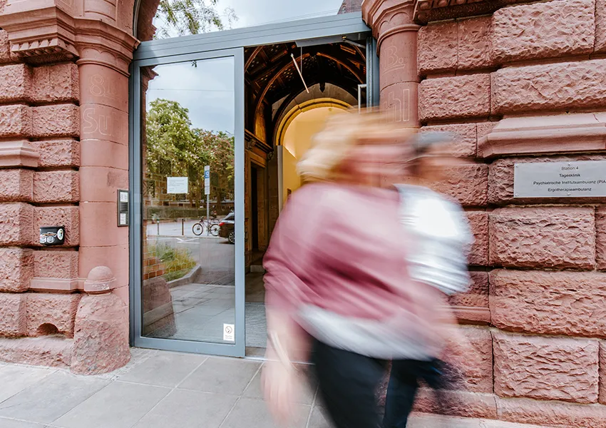 Eingang der Tagesklinik